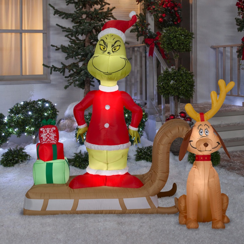 Airblown Inflatables Grinch And Max