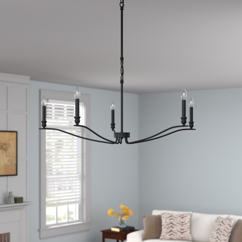 5-Light Elegant Chandelier