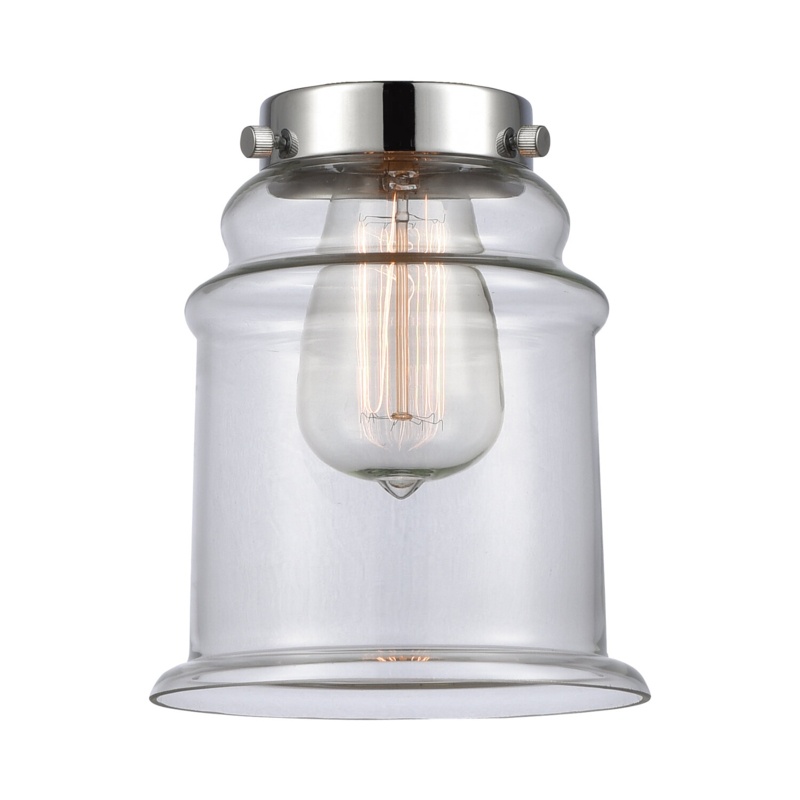 Alexandira 7'' H Glass Bell Pendant Shade in Clear