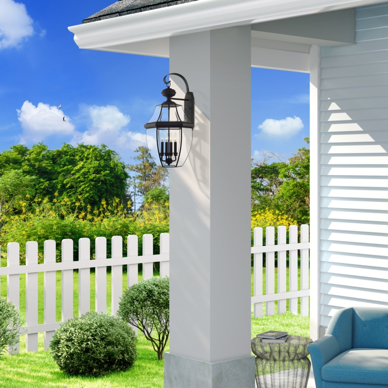 Two-Light Traditional Outdoor Wall Lantern