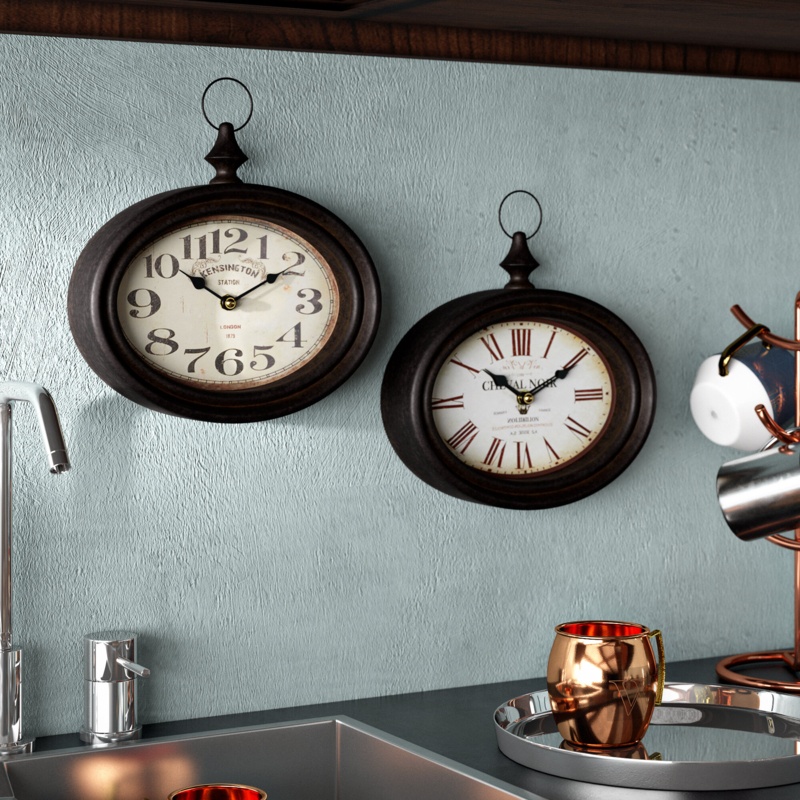 Aliette Metal Wall Clock