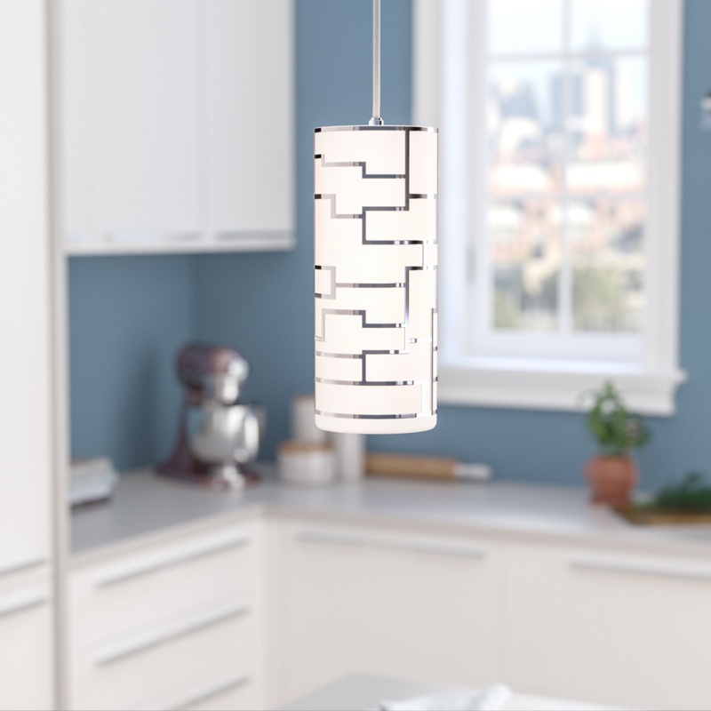 Aliquippa 1 - Light Single Cylinder Pendant