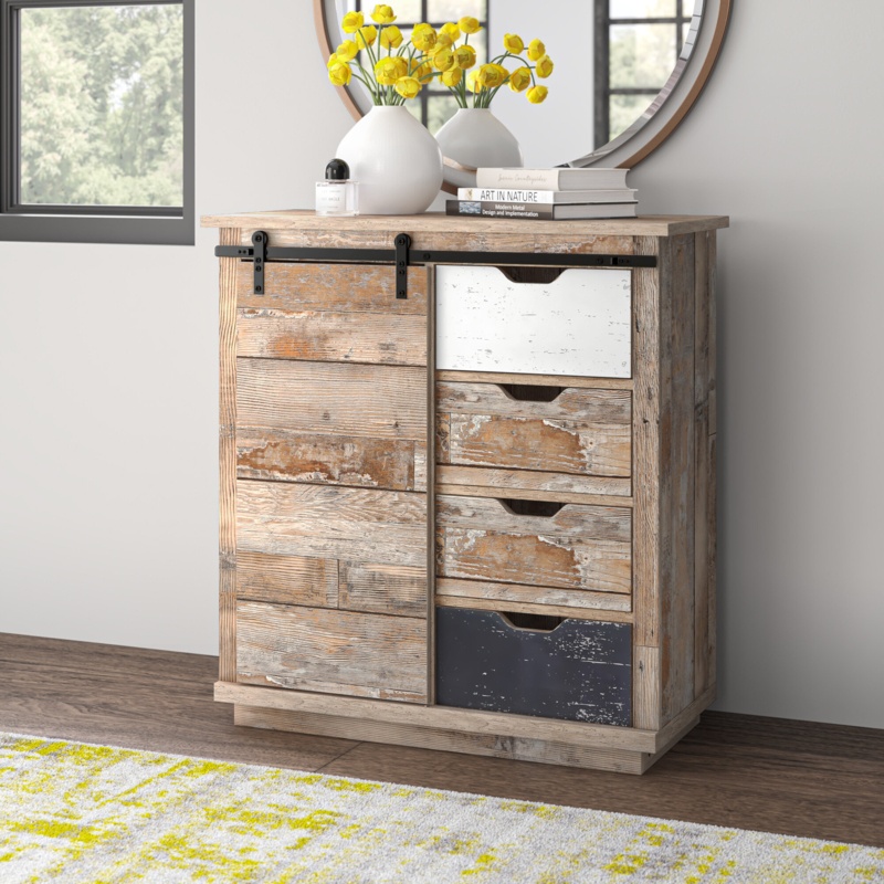 Alister 34.84'' Tall 4 - Drawer Accent Chest