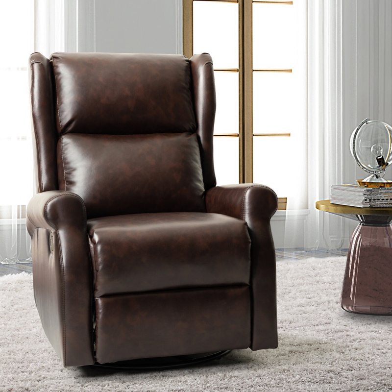 Allan Vegan Leather Recliner