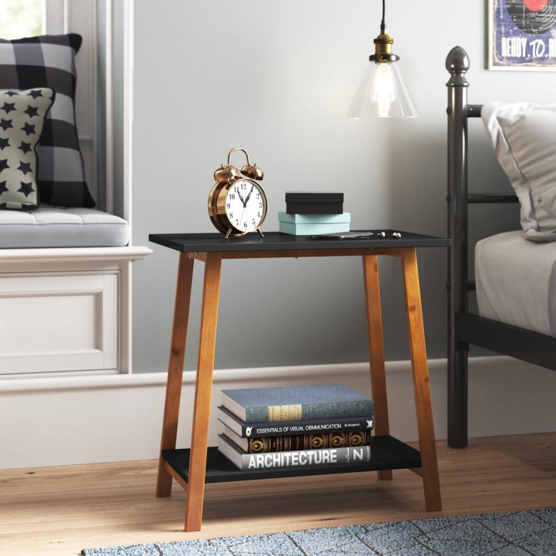 Slim Profile Bamboo End Table