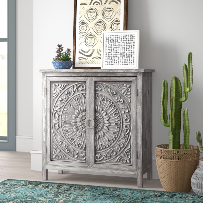 Allen 40'' Tall 2 - Door Accent Cabinet