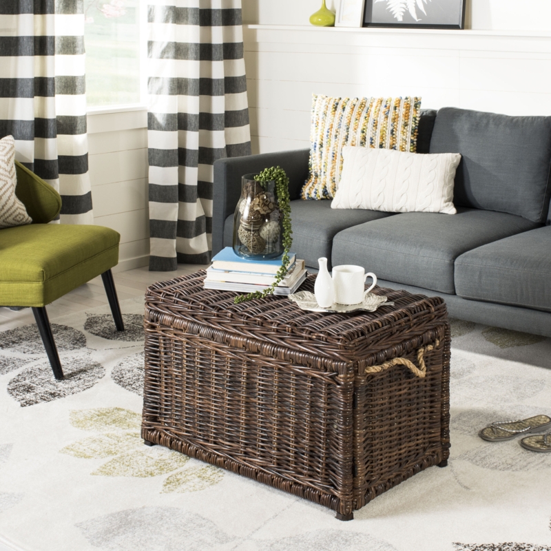 Foldable Storage Trunk with Removable Lid