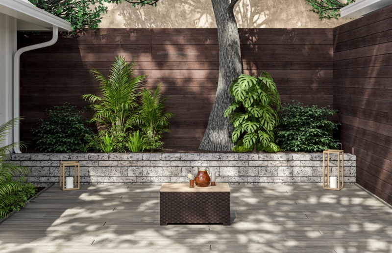 Amaran Wicker Outdoor Bench