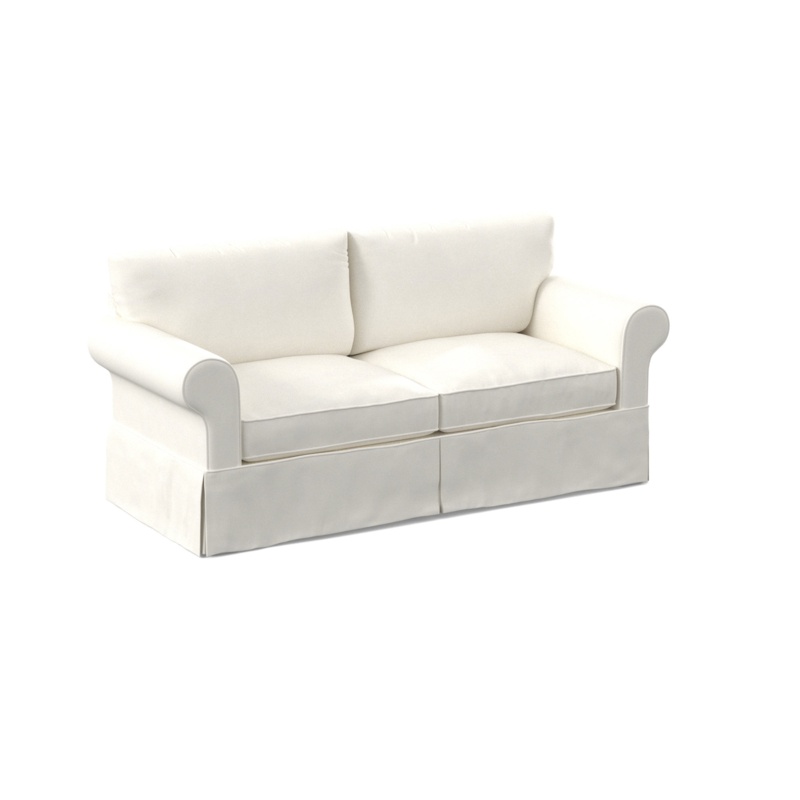 Amari 84'' Slipcovered Loveseat
