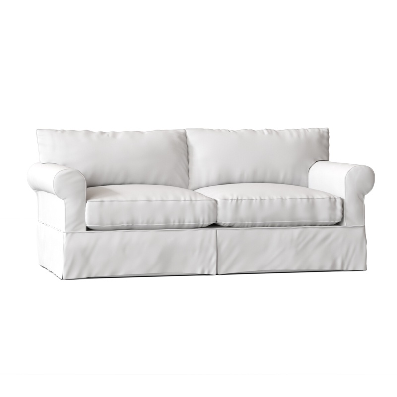 Amari 84'' Slipcovered Loveseat