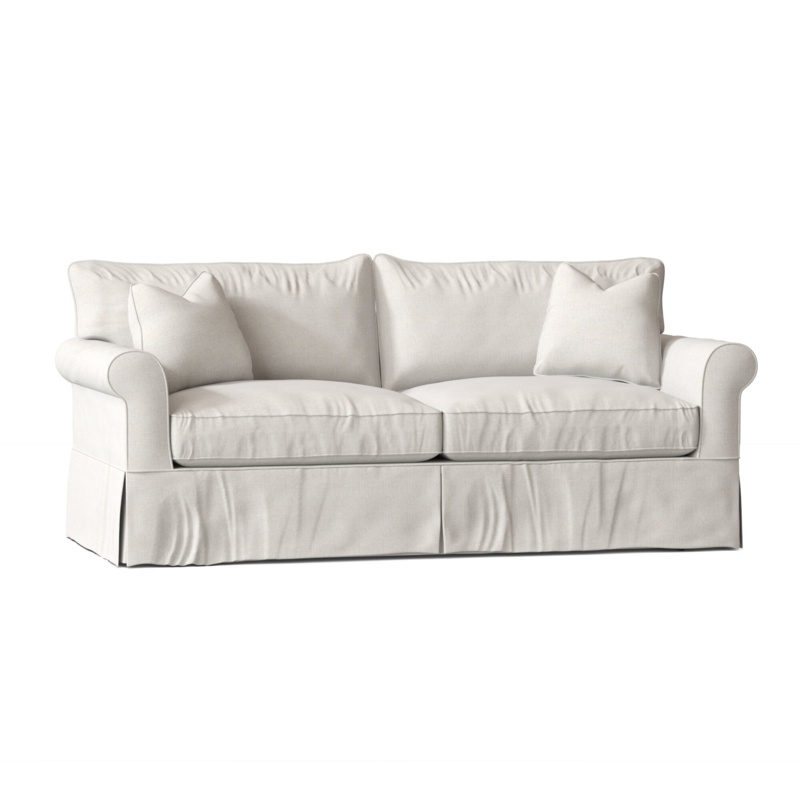 Amari 84'' Slipcovered Loveseat