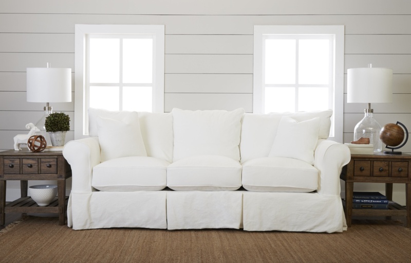Amari 90'' Slipcovered Sofa
