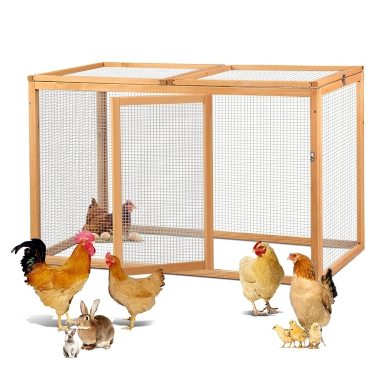 Amariah 8.8 Square Feet Chicken Coop with Chicken Run