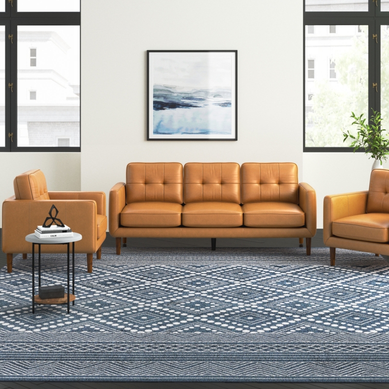 3-Piece Mid-Century Modern Living Room Set