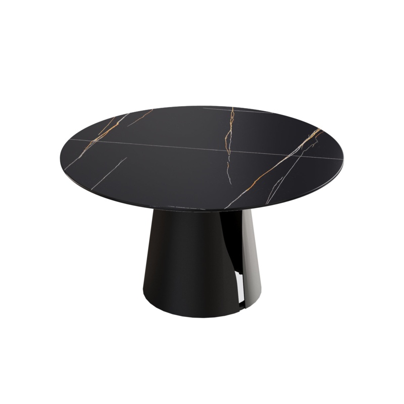 Ambrocio Stone Pedestal Dining Table