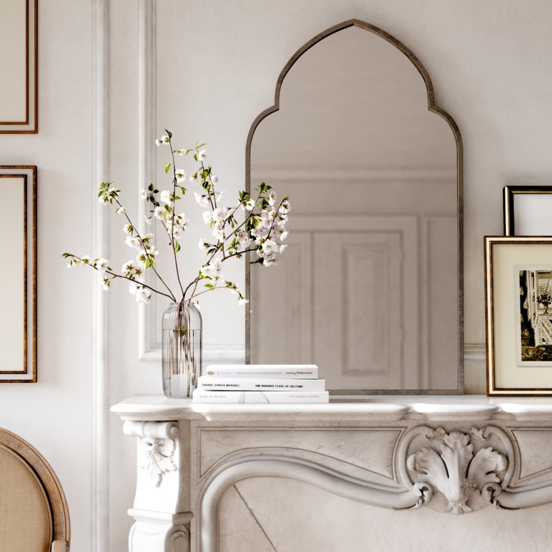 Amelia Arch Metal Wall Mirror