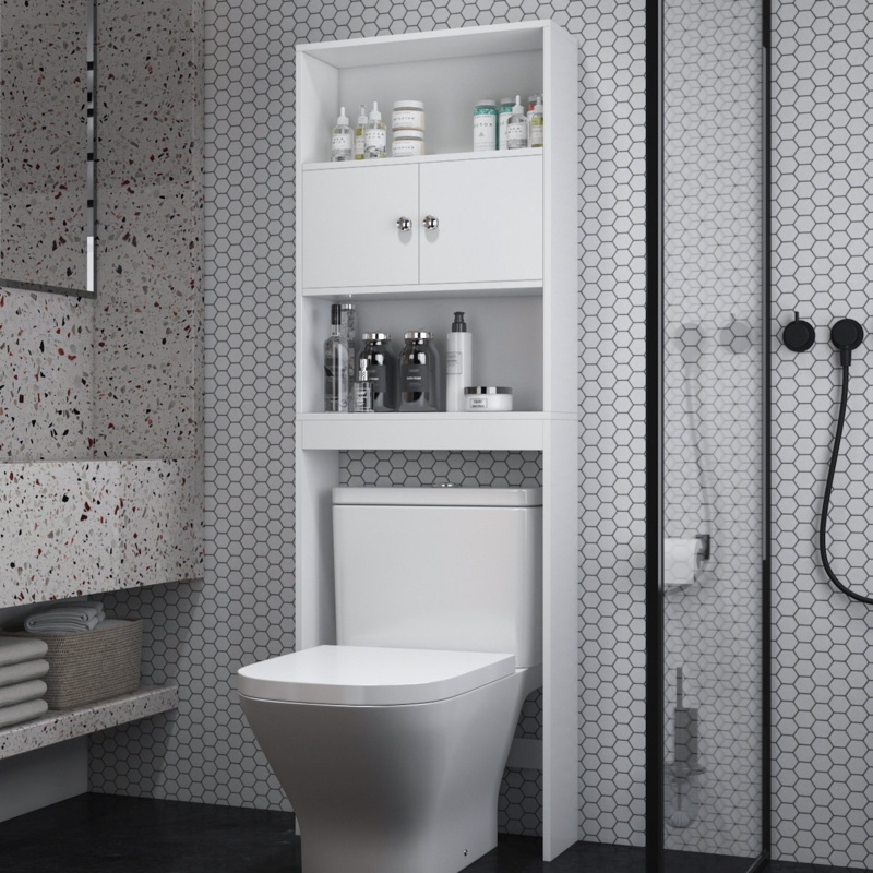 Amhir Freestanding Over-The-Toilet Storage
