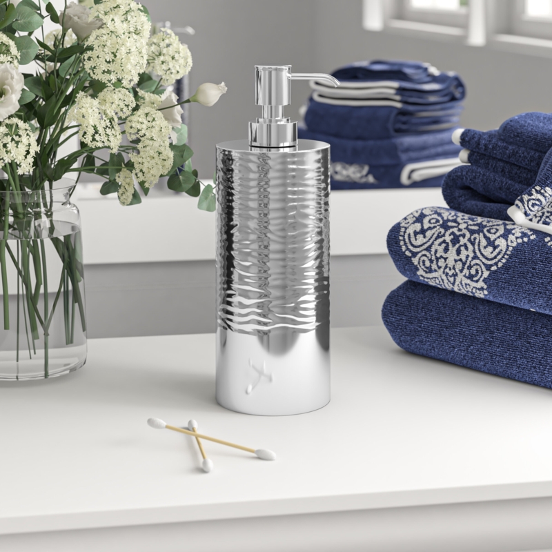 Hammered Metal Soap and Lotion Pump