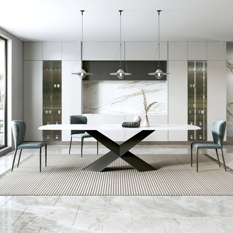 Amityville 63'' Pedestal Dining Table