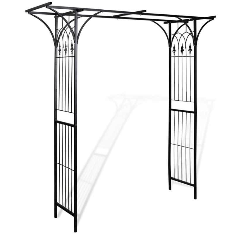 Amott 80.38'' H x 78.8'' W Iron Arched Trellis
