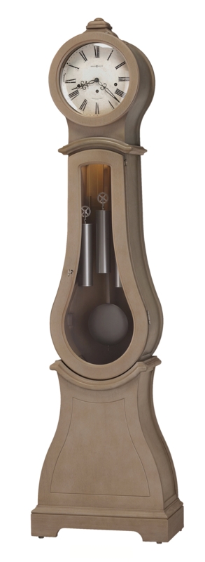 Wooden Grandfather Clock with Removable Crown