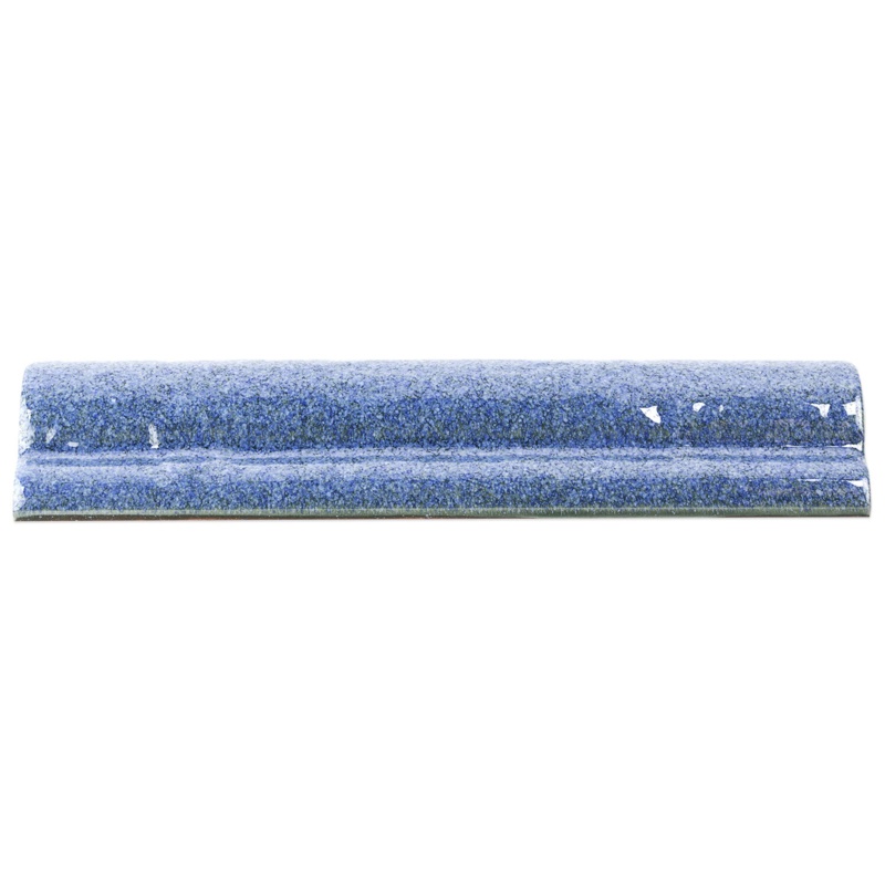 Ceramic Quarter Round Tile Trim in Blue