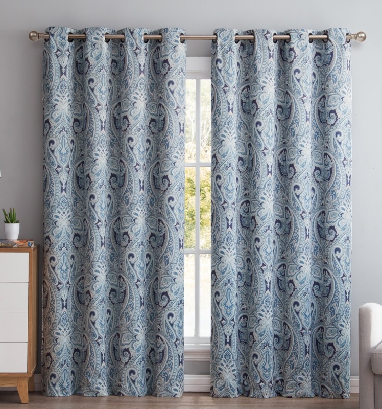 Annabel Polyester Blackout Curtain Pair