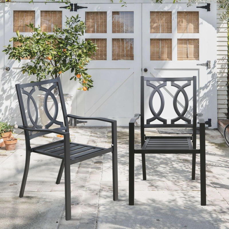 Stacking Steel Dining Chair