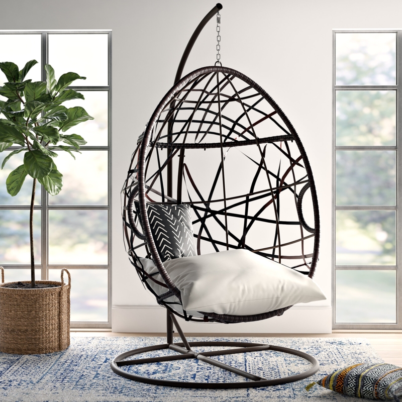 Modern Hanging Egg Chair with Stand