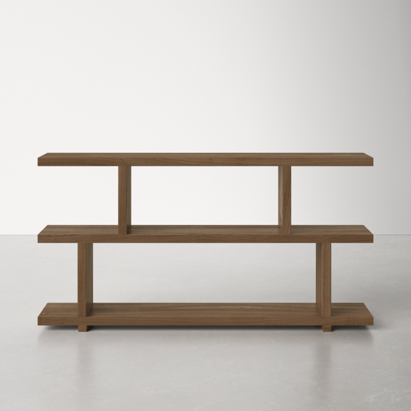 3-Tier Walnut Bookcase