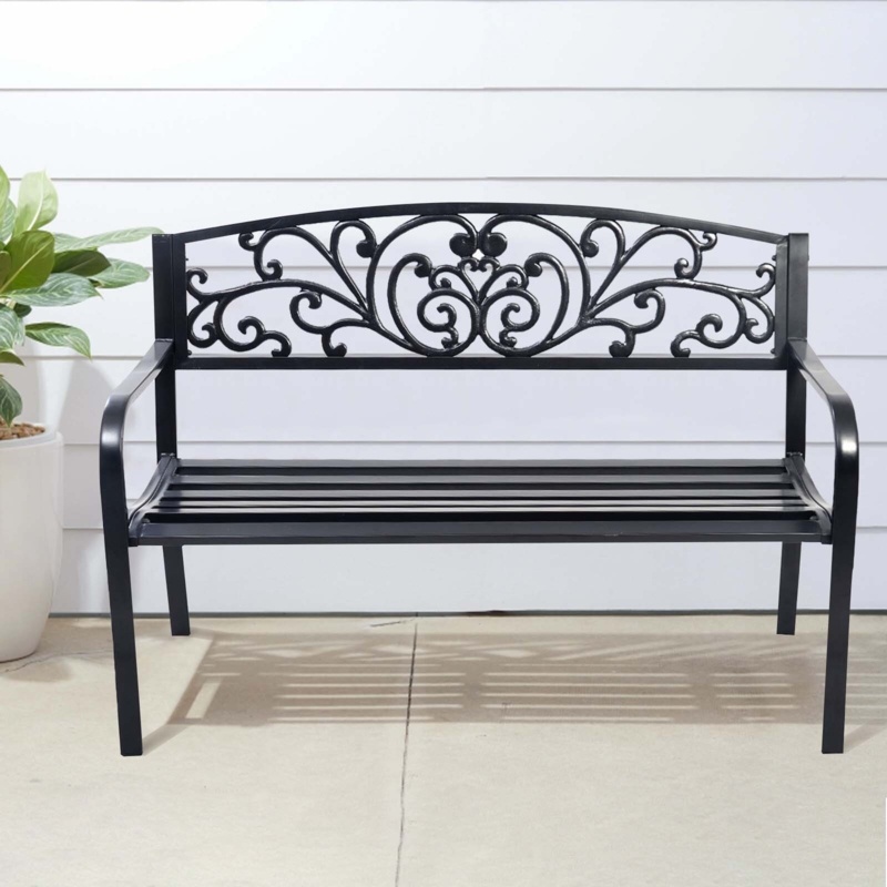 Anoosha Metal Outdoor Bench