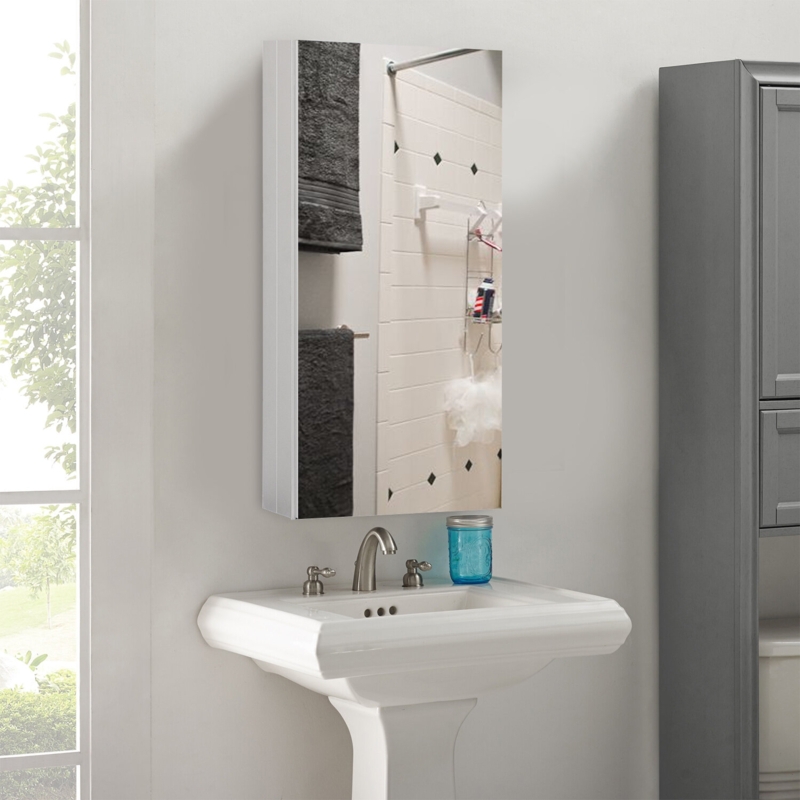 Sleek Medicine Cabinet with Adjustable Shelves