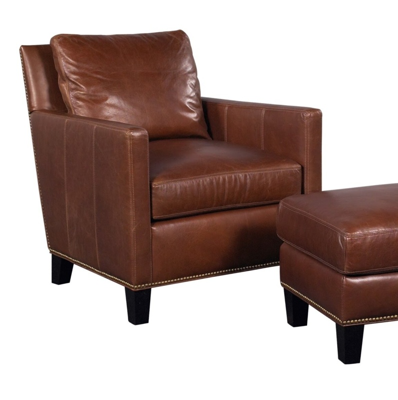 Antionette 32" W Top Grain Leather Club Chair