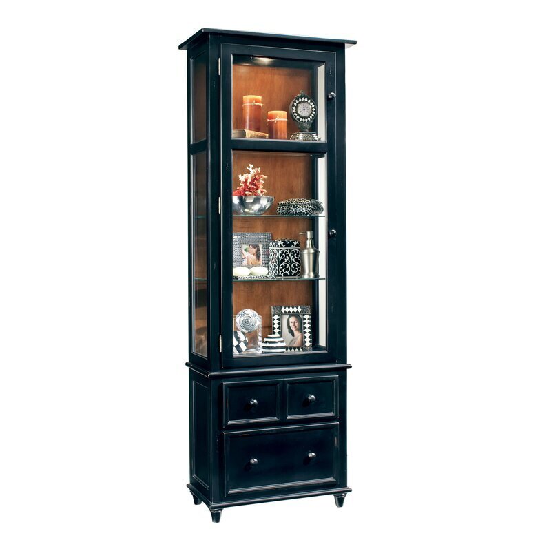 Antique Solid Wood  Curio Cabinet