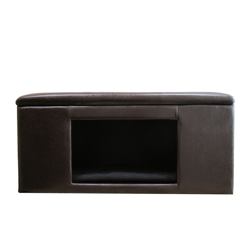 Multifunctional Bench with Pet Compartment