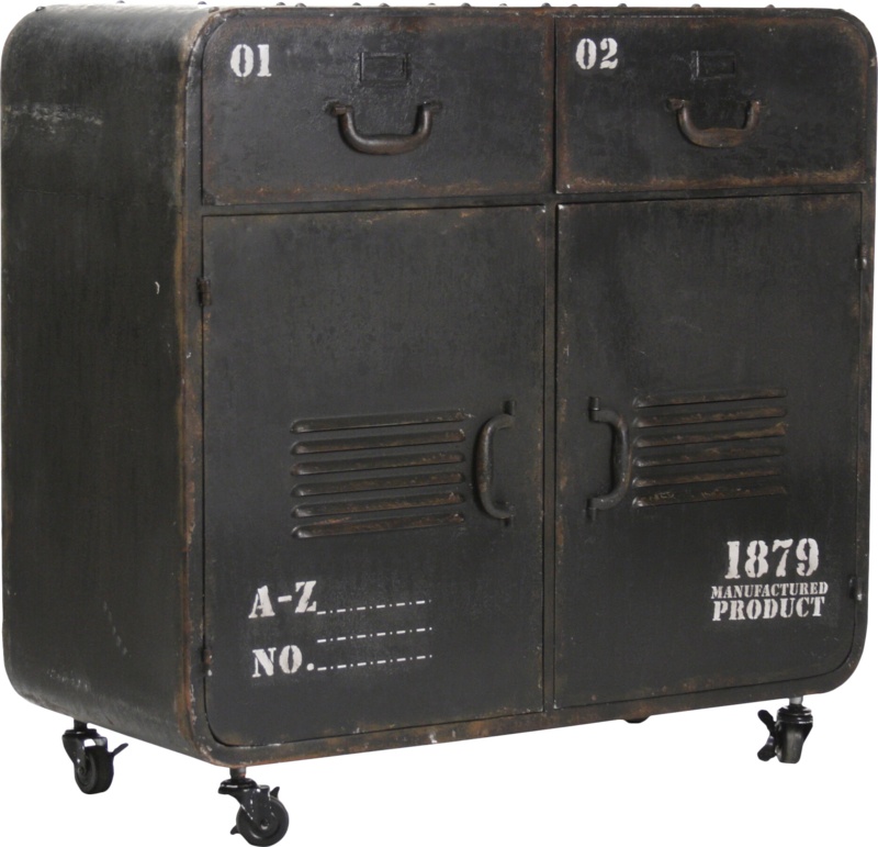 Anton 31.5'' Tall Iron 2 - Door Accent Cabinet