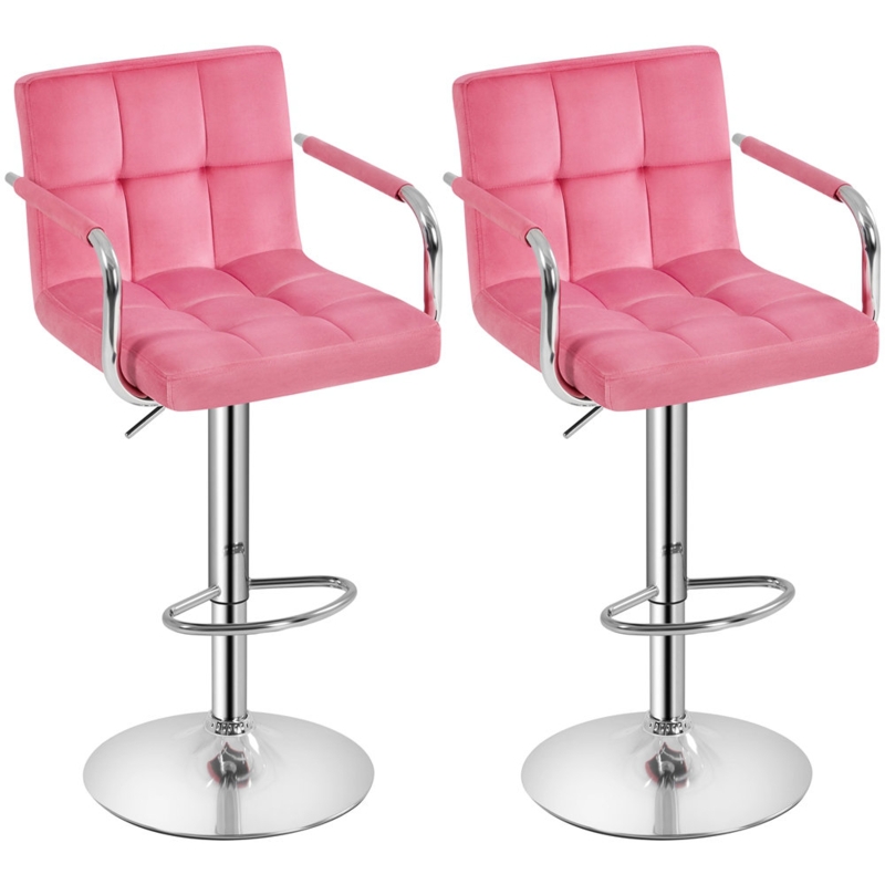 Adjustable Non-Woven Bar Stool Set