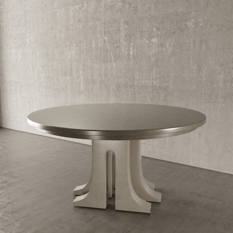 Aqueduct Dining Table with Starburst Veneer