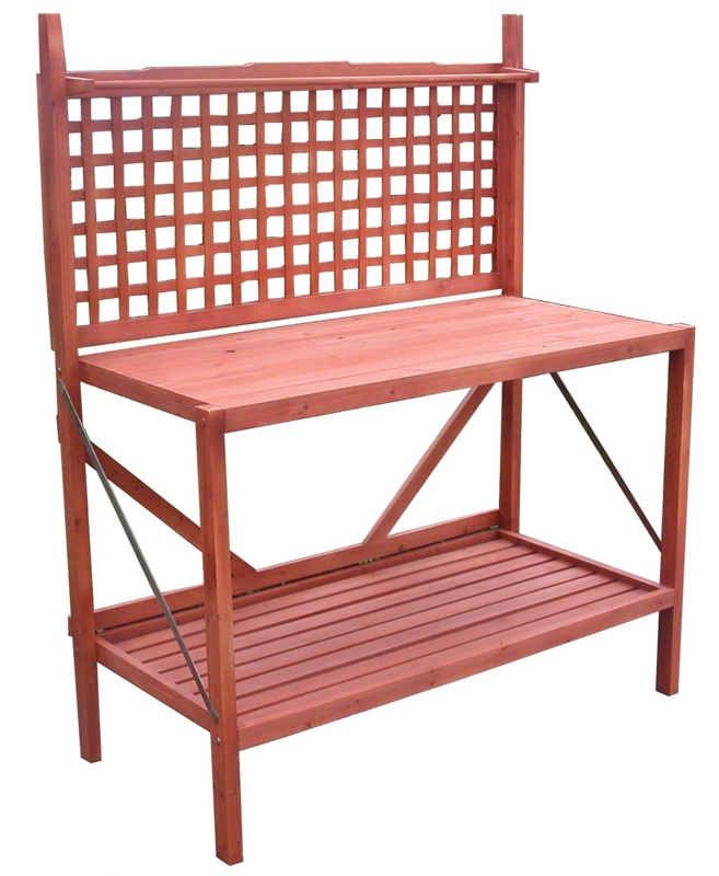 Foldable Wood Potting Bench