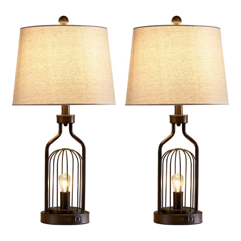 Aranmore Metal USB Table Lamp