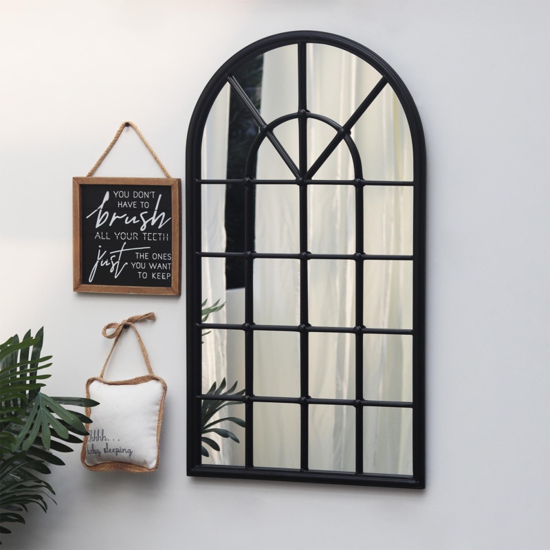 Arch Metal Wall Mirror