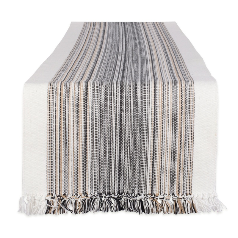 Archambault Rectangular Striped Cotton Table Runner