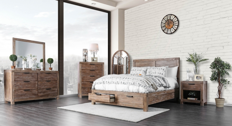 Panel Configurable Bedroom Set with Storage