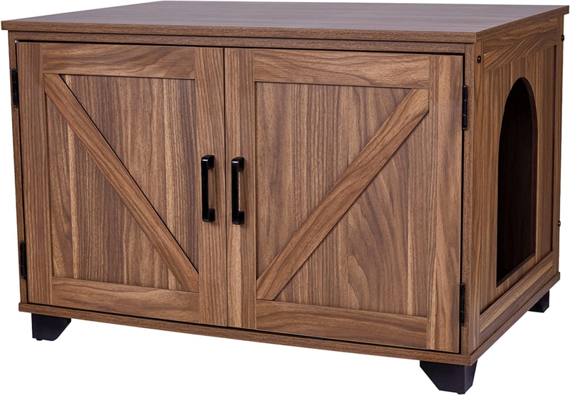 Cat Litter House Table with Storage