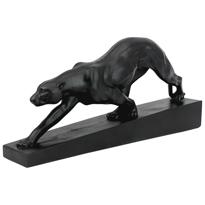 Art Deco Panther on the Prowl Figurine