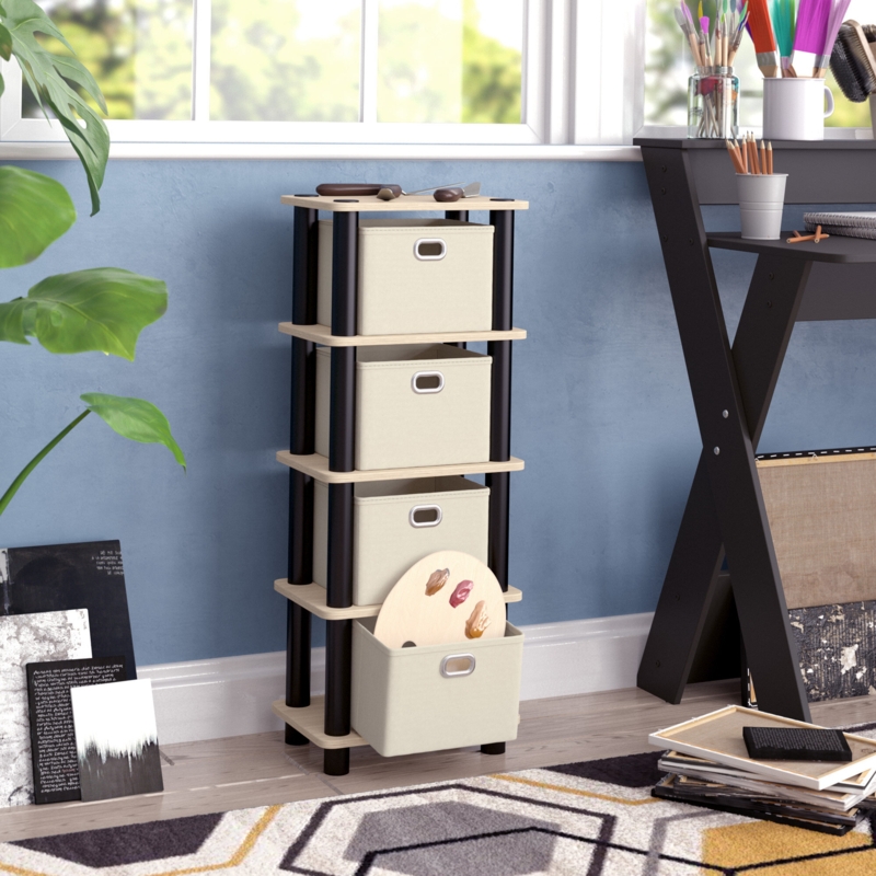 Five-Tier Compact Bookcase