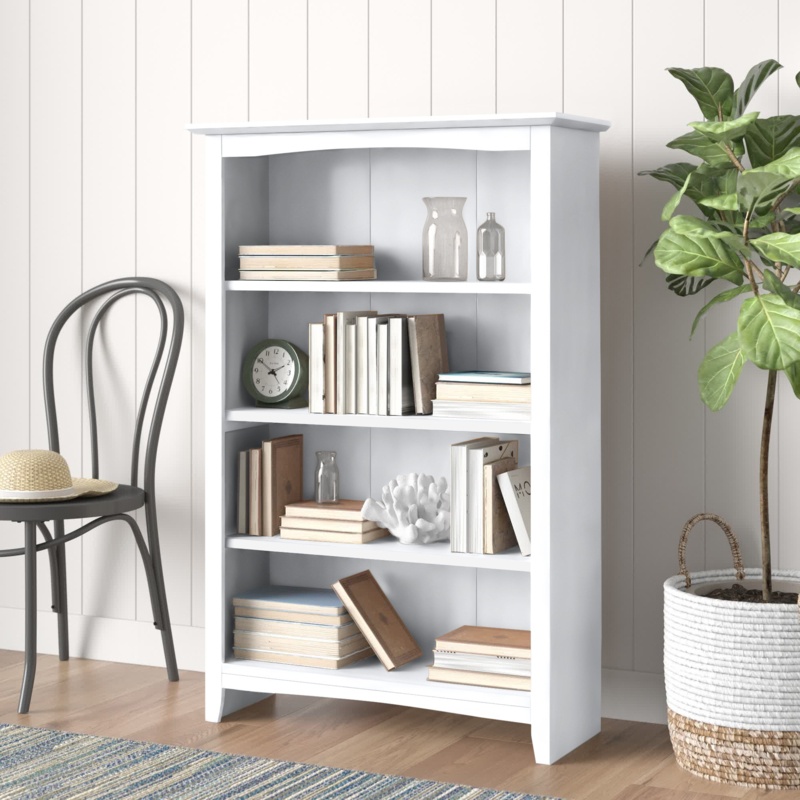 Aspatria 32'' W Solid Wood Standard Bookcase