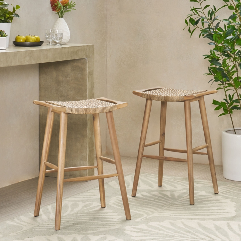 Outdoor Wooden Bar Stools