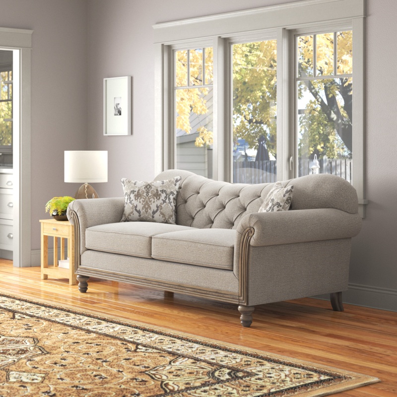 Audio 88'' Upholstered Sofa