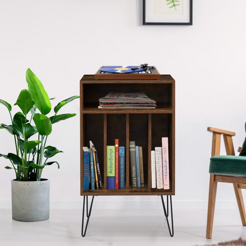 Mid-Century Records Player Stand